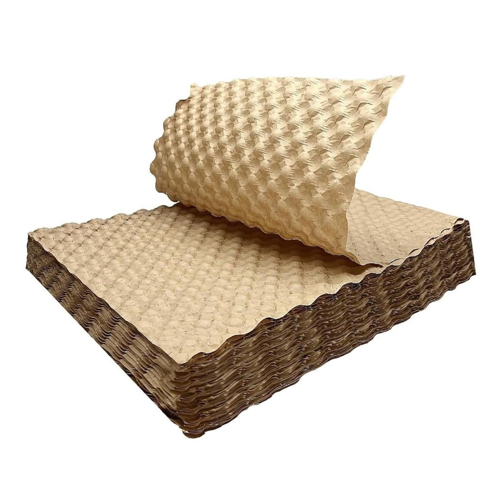 Yihuala Pack of 100 Safe Paper Bubble Wrap Cushioning Wrap for Toy Packaging and Sensitive Products