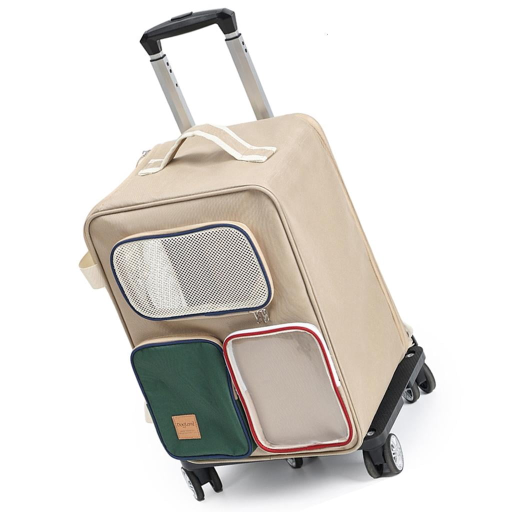 Yihuala Pet Carriers Backpack Pet Strollers,Travel Carriers, for Small Dogs Cats Puppies Comfort Cats Backpack Meshes