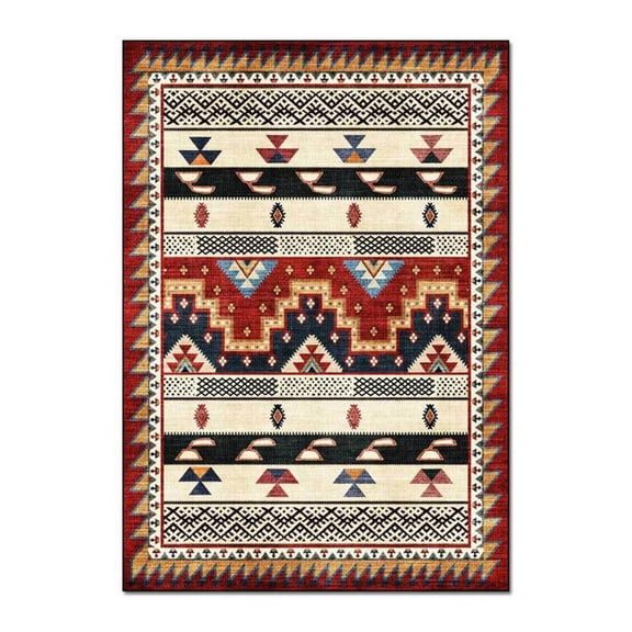 Yihuala Polyester Fiber Moroccans Styles Rug NonSlip Rug Front Door Mat Area Rug for Entryway Bedroom Bathroom Kitchen