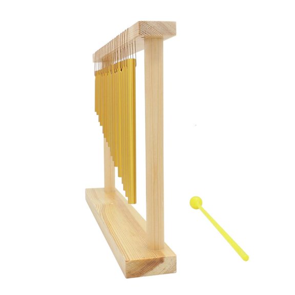 Yihuala Portable 20 Pipe Winds Chimes Rhythm Instrument Suitable for Rhythm Training Outdoor and Use