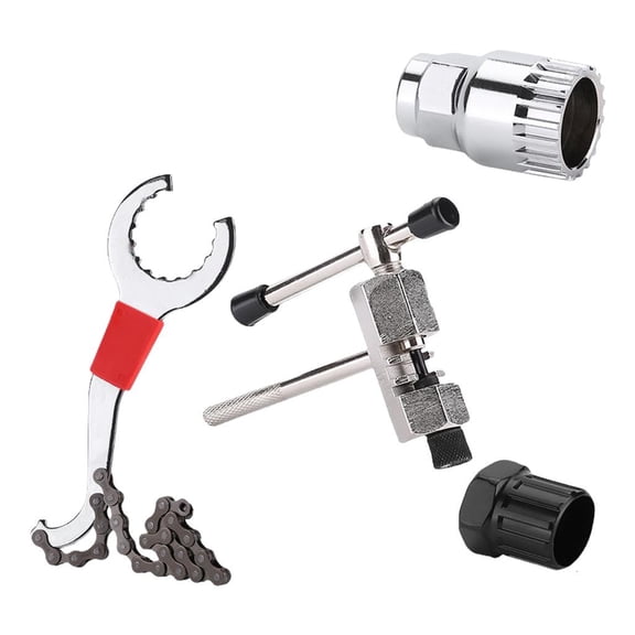 Yihuala Portable Bicycles Road Bike Flywheel Removal Tool Chain Breaker Road Bike Wrenches Multifunctional Tool