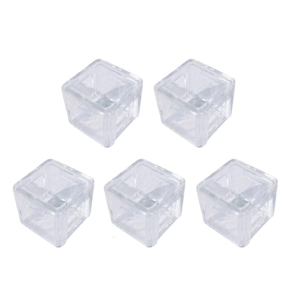 Yihuala Portable Clear Billiard Chalk Powder Box Protective Storage Case Enduring