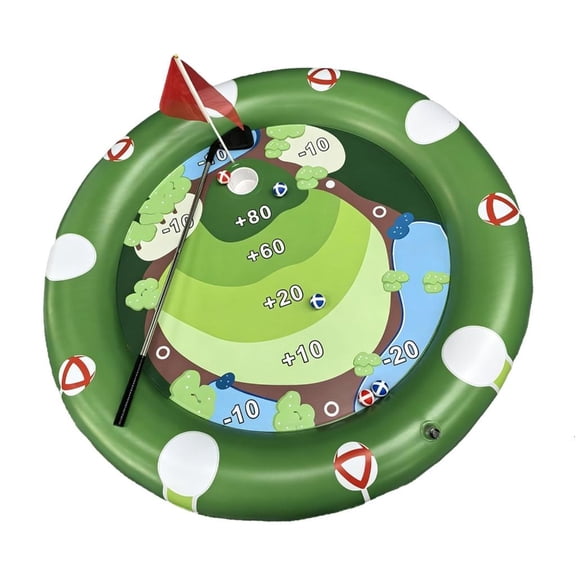 Yihuala Portable Inflatable Golf Activity Game For Backyard Pools And Warm Weather Gatherings