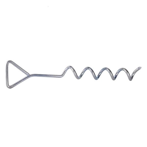 Yihuala Portable Trampoline Stakes Heavy Duty Ground Anchors Tie Down Spirals Ground Anchors Stakes for Trampolines Tents Swing