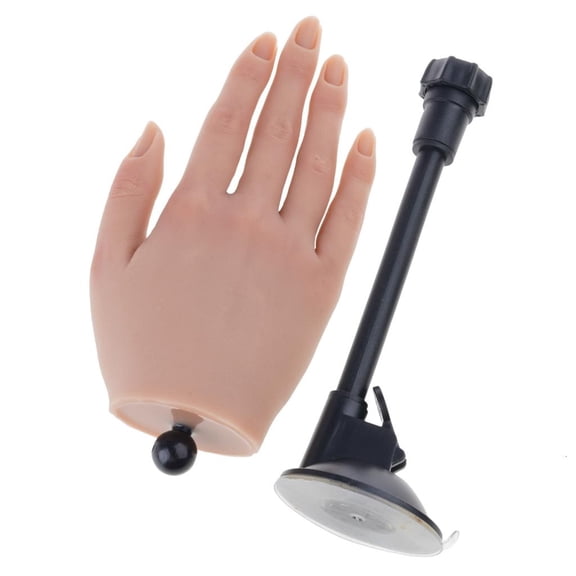 Yihuala Practice Hand for Acrylic Nails,Mannequins Hands for Nails Practice,Nails Art Hand Training Hand Fake Hand