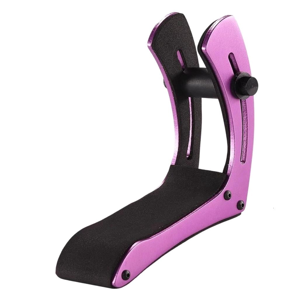 Yihuala Professional Electric Guitar Lap Aluminum Alloy Guitar Legs Holder with Soft Padding For Instrument Protections