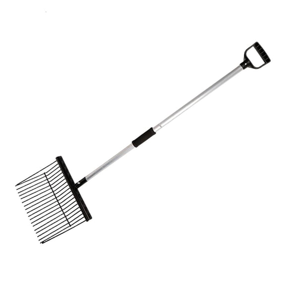 Yihuala Professional Metal Horse Manures Rakes For Efficient Stable Maintenance Ergonomic Design Heavy Duty Hay Pitches Fork