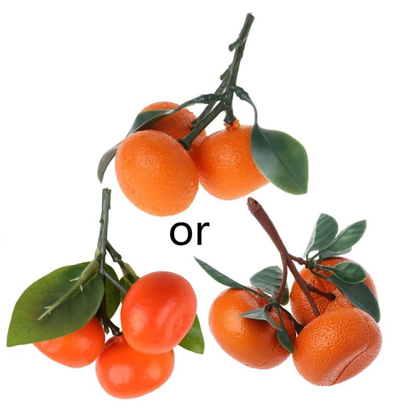 Yihuala Realistic Artificial Fruit Oranges Fake Display Food Decor