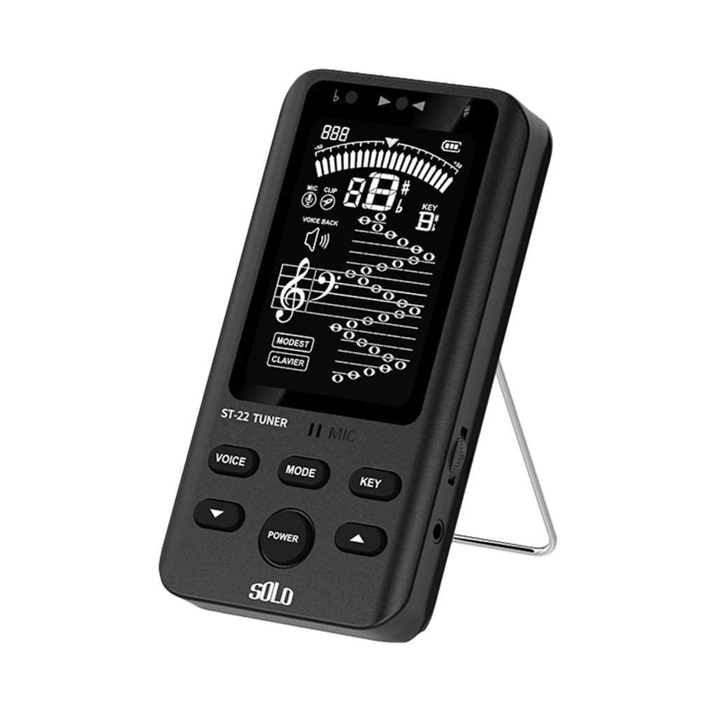 Yihuala Rechargeable Metronome Tone Generator Tuners Musical Tool Metronome Digital Tuner with Following Sound and Shielding