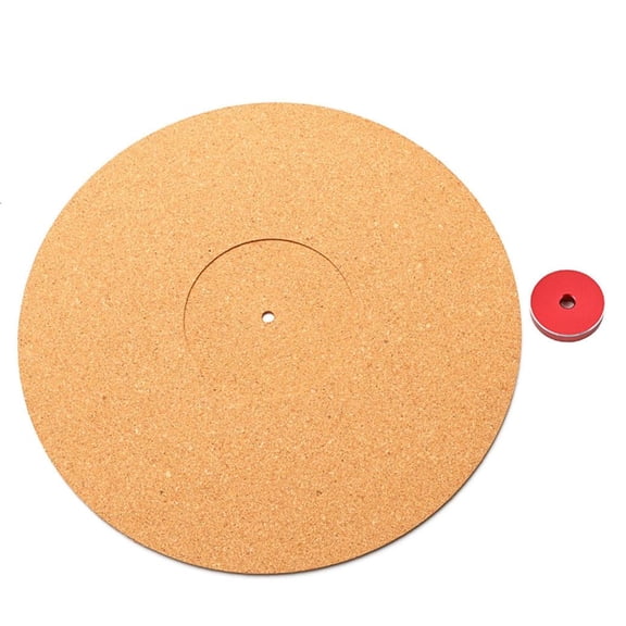 Yihuala Record Player Mat Replacement 12inch Cork Turntable Mat Anti-Static Slipmat Turntable Slip Mat