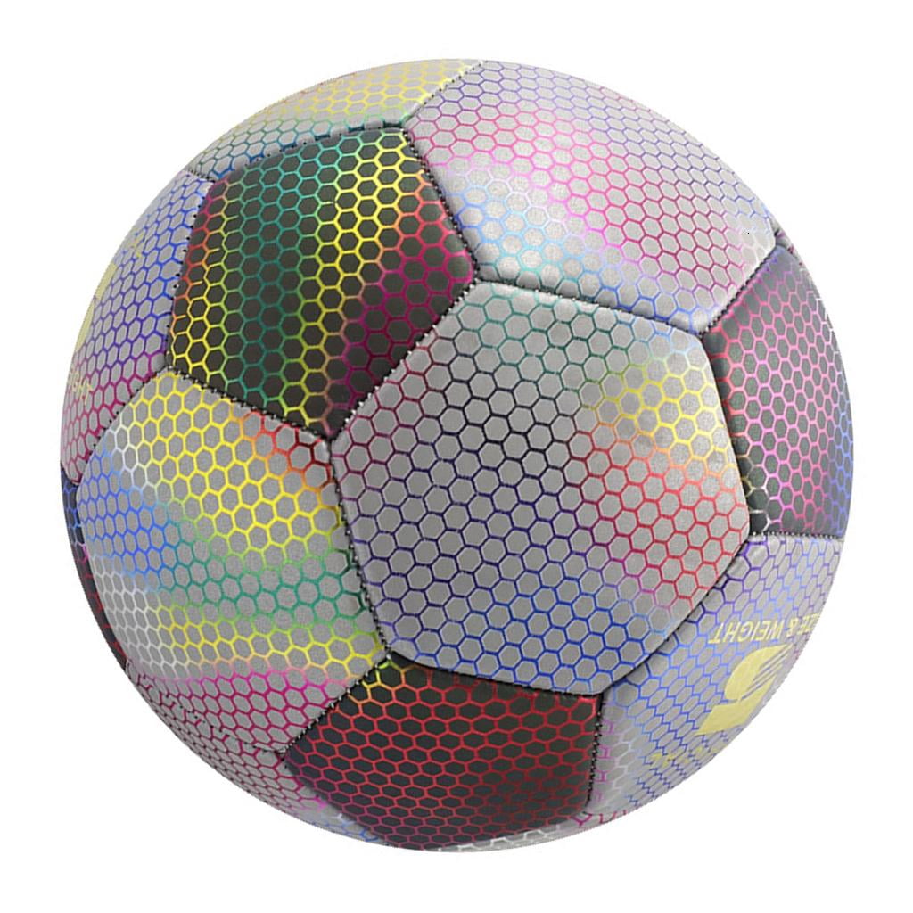 Yihuala Reflective Football Night Outdoor Sports Glowing Standard Soccer Luminously Colorful Soccer for Training