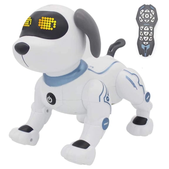 Yihuala Remote Control Dog Robotic Stunt Puppy Dancing Programmable for Smart Toy with Sound Interactive