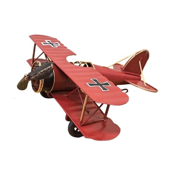 Yihuala Retro Metal Plane Model Iron Aircraft Biplane Pendants Ornament Desktop Decoration for Home Decors,Christmas