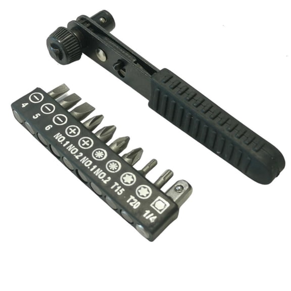 Yihuala Right Angled Screwdriver Men 90 Degree Offsets Ratcheting Screwdriver Pocket Ratchets Wrench Bit Socket Hexagon Wrench