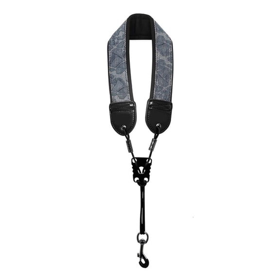 Yihuala Saxophone Neck Strap with Thick Soft Padded Sax Belt Adjusted Buckle Hook for Baritone Tenors Saxophone Sax Neck