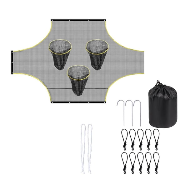 Yihuala Scoring Training Equipment with Scoring Zones Shots Targets Net Football Training Net Soccer Targets Sheet Soccer Net
