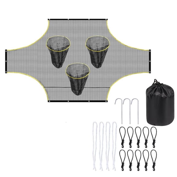 Yihuala Scoring Training Equipment with Scoring Zones Shots Targets Net Football Training Net Soccer Targets Sheet Soccer Net