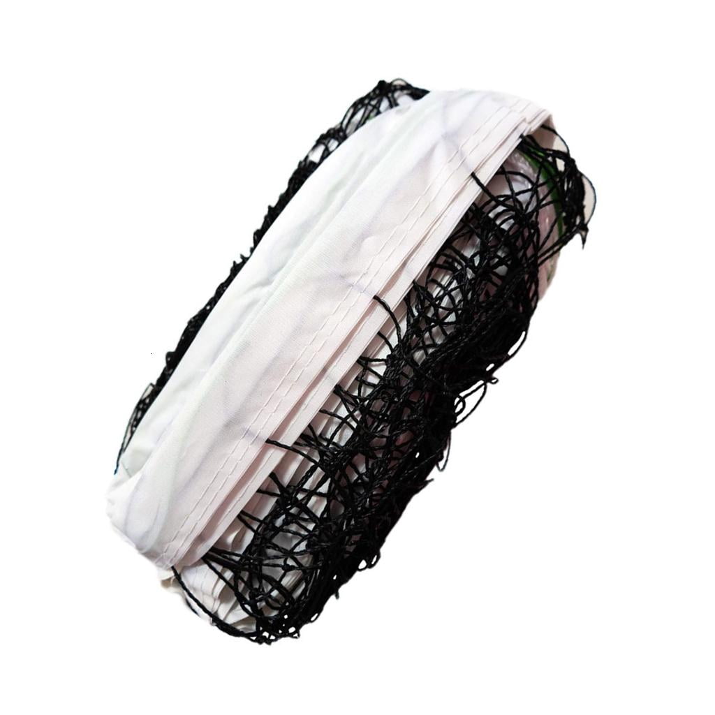 Yihuala Simple Folding Net Weather Volleyball Net Training Volleyball Net for Grass Sand or Concrete Surfaces