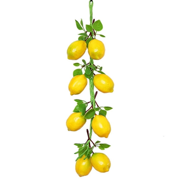 Yihuala Simulation Artificial Fruit Lemon String for Restaurant Hotel Home Garden Wedding Kitchen Decoration Props