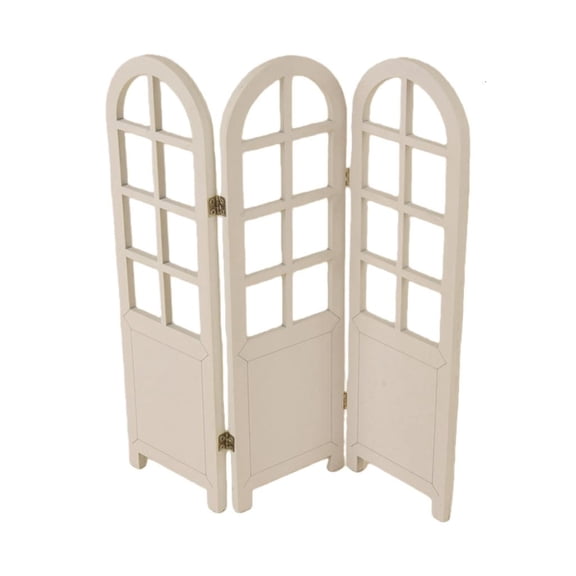 Yihuala Simulation Folding Screen Model for Doll House 1/6 Scale Miniature Furniture European Styles Sceen Scene Accessory