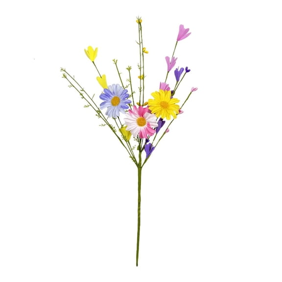 Yihuala Single Artificial Gerbera Flower Realistic Decoration For Workspaces Living Room Decoration