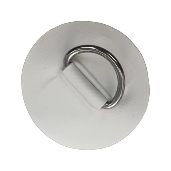 Yihuala Stainless Steel D Rings Patches Deck Rigging Rope Rings Buckle Round Rings Pad Kayaks Inflatable Boats Accessories