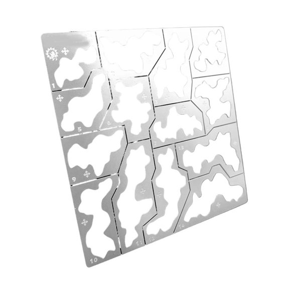 Yihuala Stencil Plate For Mecha And Models Great For Artists And Hobbyists Model Making Crafting Tool