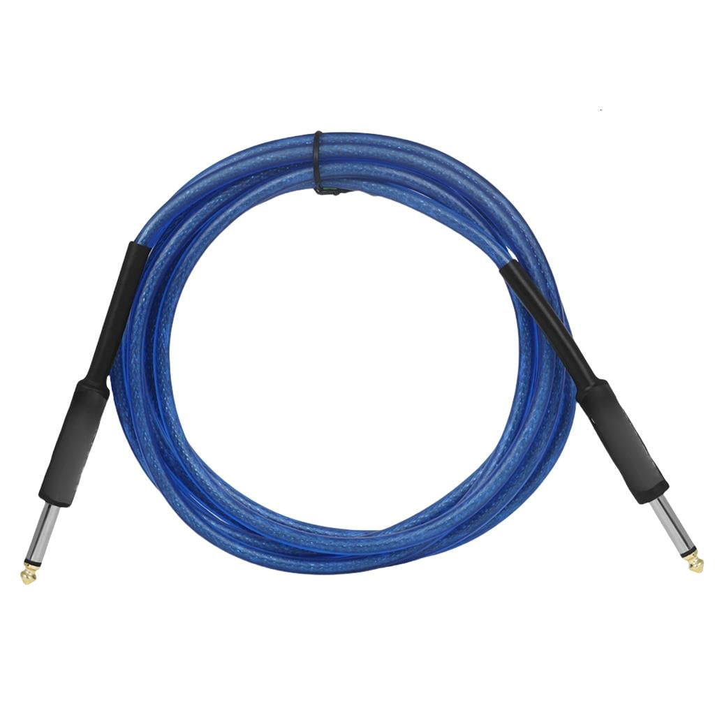 Yihuala Stereos Amplifier Cable 6.35mm Guitar Cable Instrument Cable Plugs Male to Male for Guitar, Bass, Keyboard, Sound Mixing