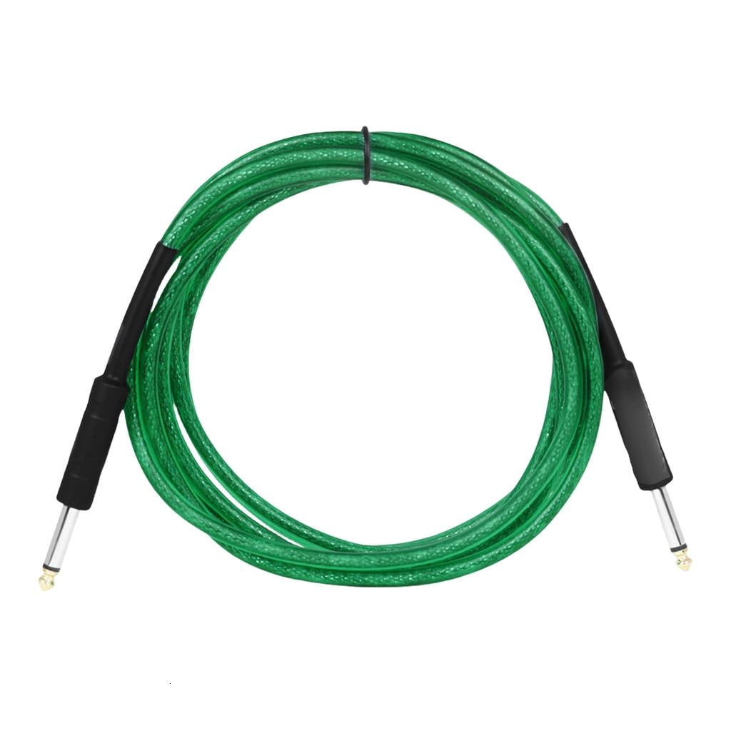 Yihuala Stereos Amplifier Cable 6.35mm Guitar Cable Instrument Cable Plugs Male to Male for Guitar, Bass, Keyboard, Sound Mixing