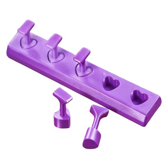 Yihuala Stylish Nails Display Rack With Sturdy Construction Not Metallic For Salon Manicure Training Use