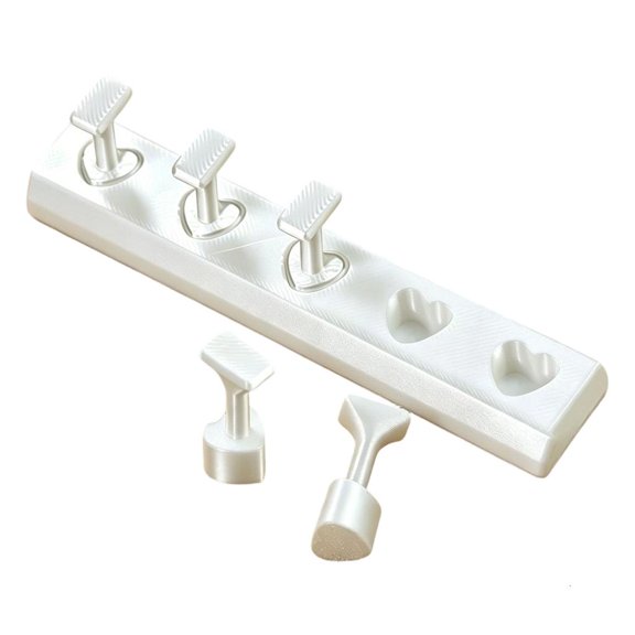 Yihuala Stylish Nails Display Rack With Sturdy Construction Not Metallic For Salon Manicure Training Use