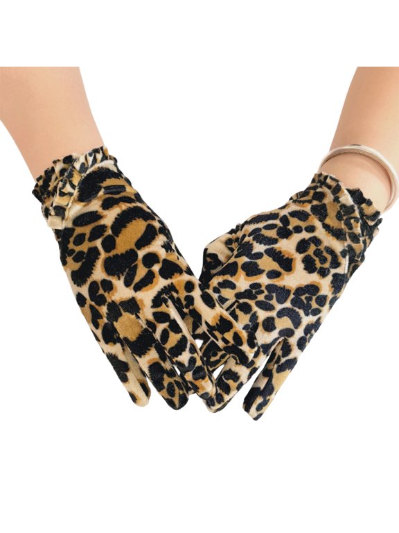 Stylish Pattern Gloves Light weight Design Comfortable Day Wear