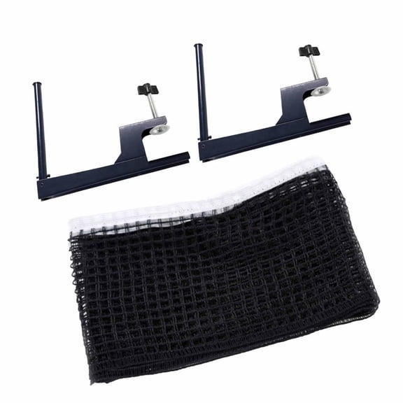 Yihuala Table Tennis PingPong Net Post Set Folding Pingpong Screw On Clamp Net for Indoor and Outdoor Easy to Set up Enduring