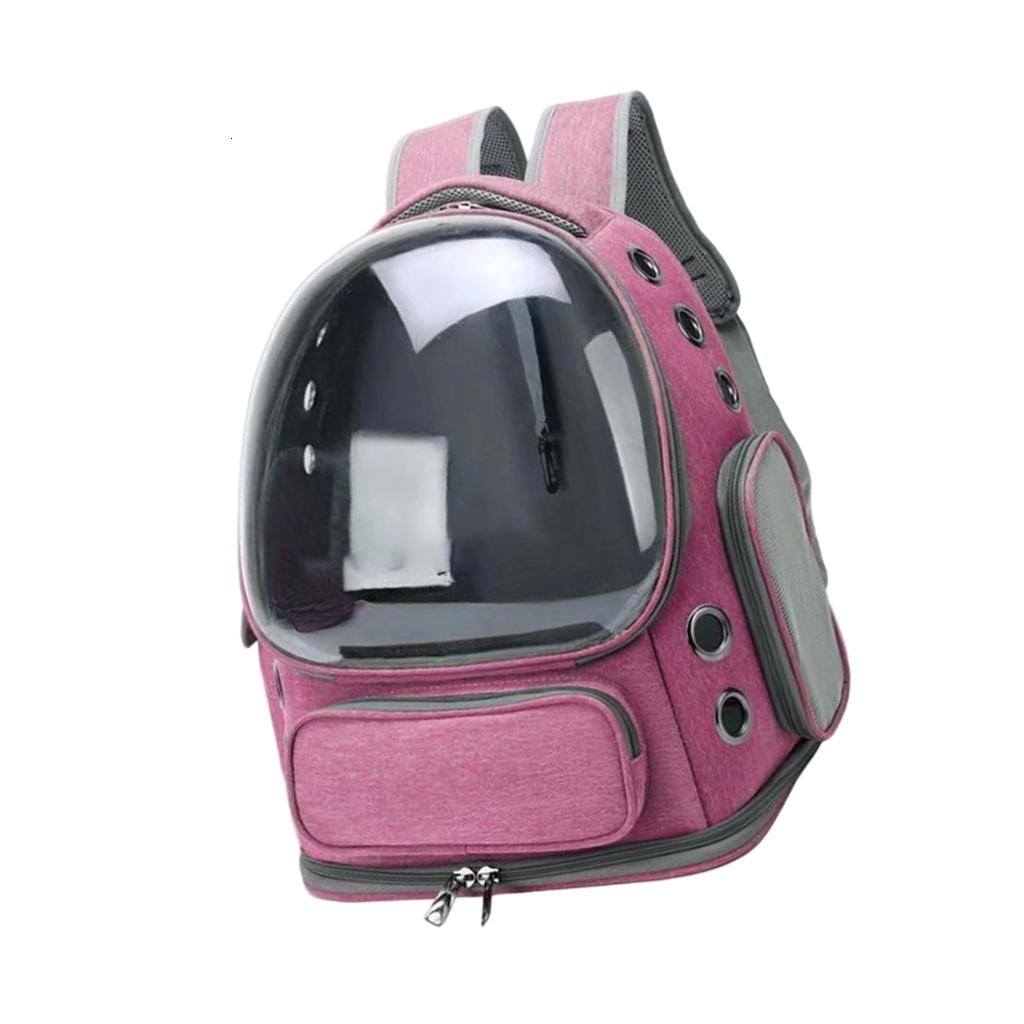 Yihuala Travel Pet Backpacks with Clear Window For Small Cats Dogs Breathable Pet Carrying Backpacks For Outdoor and Travel