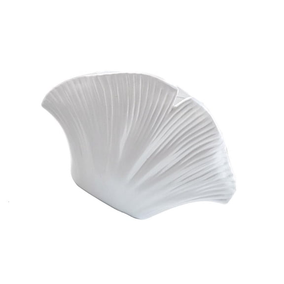 Yihuala Unique Resin Shell Shape Decorative Vase Coastal Clam Shape Flower Container Perfect For Living Room Bedroom Offices