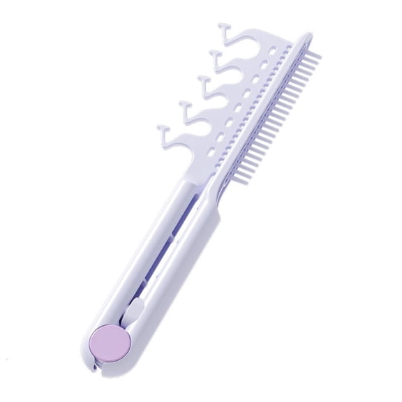 Yihuala V-Shaped Root Lift Comb for Voluminous Hair, Portable ABS Styling Brush with Travel Design