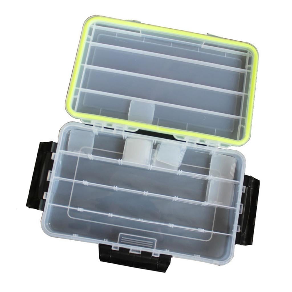 Yihuala Versatiles Fishing Gear Storage Box With Leakproof Sealing Removable Fishing Tackle Box Baits Hook Fishings Gear