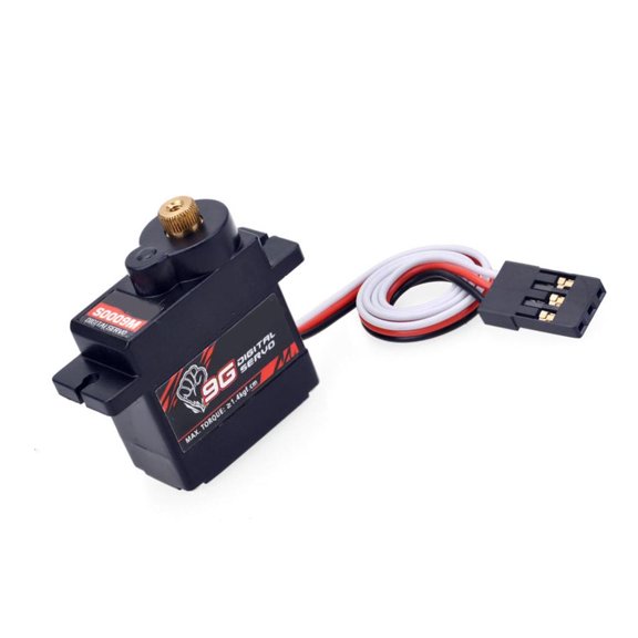 Yihuala Very Light Digital Tiny Servo Metal Gears Structure Easy Carry Small Metal Gear 3.5kg·cm Output for Scale Models