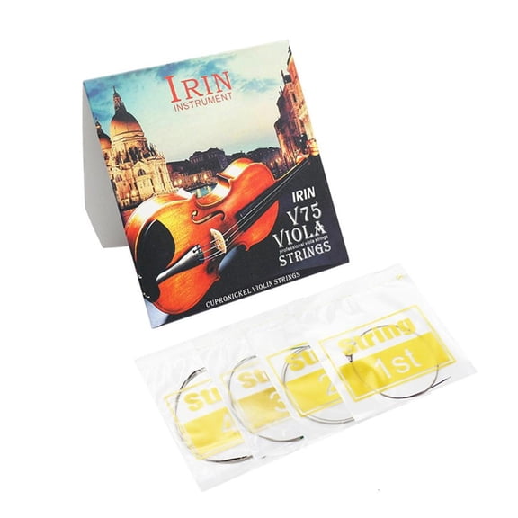 Yihuala Viola String Set EADG Viola Steel Wire String Replacement Viola Strings Accessory Easy to Use
