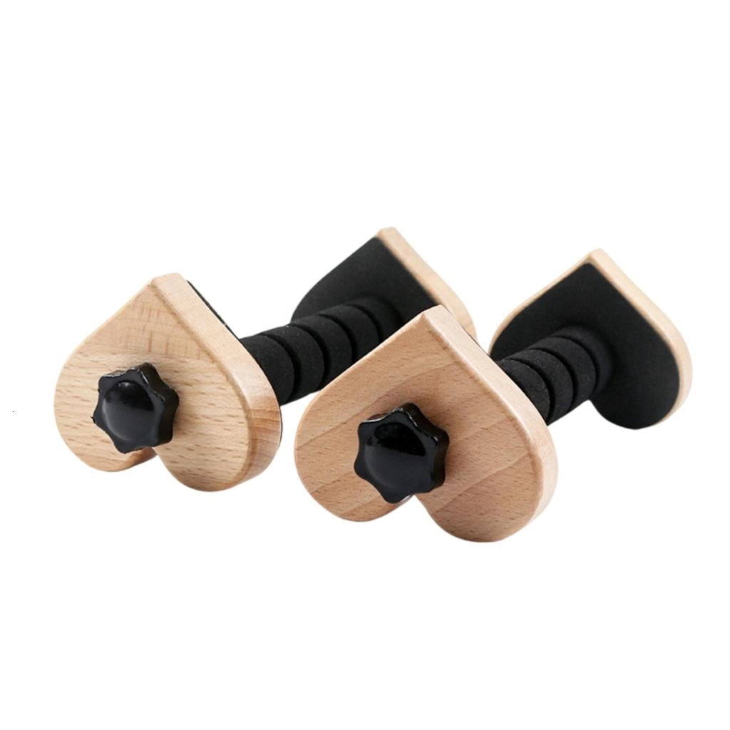 Yihuala Walnuts Beech Wood Guitar Holder Unique Heart Shape Guitar Stand For Home Display Stage
