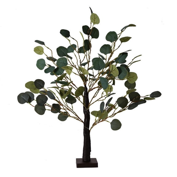 Yihuala Warm White 90 LED Lights Batteries Operated Tree Tabletop Centerpiece Valentines Easter Holiday Decorations