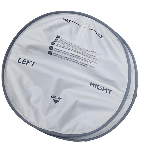 Yihuala Water Resistant Round Cat Box Area Mat, PVC Composite Top with Cushioned , Mess Control Coverage, Fast Setup, Gen