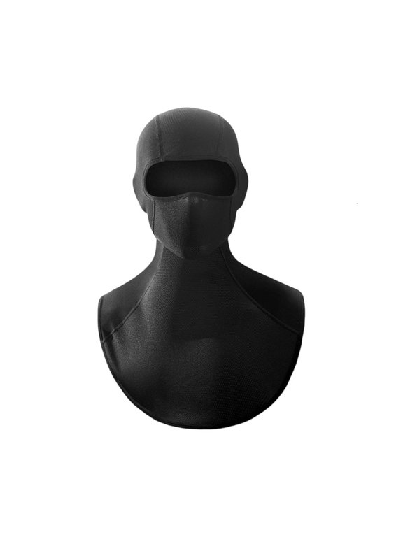 Winter Cycling Face Cover Windproof Hat With Breathable Fabric Full Head Neck Protections Compatible Helmets For Skiing