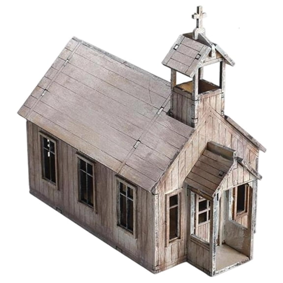 Yihuala Wooden 1/72 Eastern European Puzzle Model Building With Historical Architecture Detail For Collectors