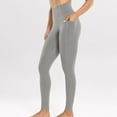 thumbnail image 1 of Yijfswar High Waist Yoga Pants with Pockets Soft Solid Color Workout Leggings for Yoga Running & Daily Wear, Size M, 1 of 6