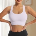 thumbnail image 1 of Yijfswar Women's Sports Bras Wirefree Low Impact Workout Bras Breathable Yoga Sport Bras for Everyday & Sleep, Size XS, 1 of 9
