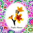 thumbnail image 1 of Yika Birds Feeding Flowers, Hummingbird Feeders For Outdoors Safe DIY Kit For Turning Recycled Bottles Into Hummingbird Feeders Flower Shape Three Mouthed, 1 of 2