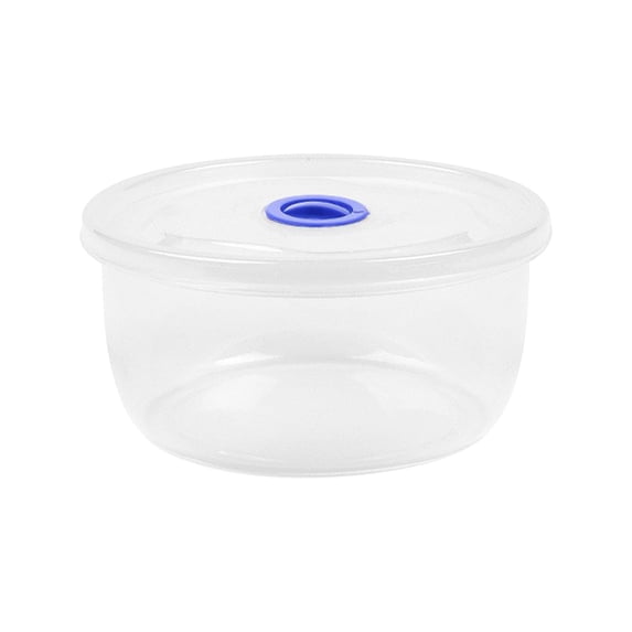 Yika Clear Plastic Round Box, Bento Box Can Be Refrigerated Microwave Oven Heated With Exhaust Hole
