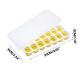 thumbnail image 1 of Yika Clearance Ice Cube Trays 14 Ice With Lid Ice Soft Bottom Easy To Detach Molded Ice Box Homemade Ice Box, 1 of 3
