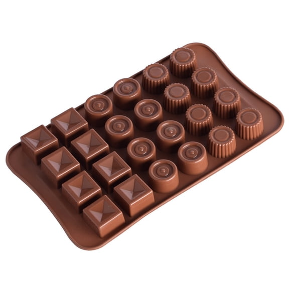 Yika Clearance Ice Cube Trays 24 Holes For Chocolate, Cake, Jelly, Pudding, Multiple Shape